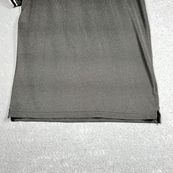 J Lindeberg Polo Golf Shirt Mens Size Small Gray Short Sleeve Collared Logo - Picture 5 of 12